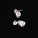 Ruzzykea Women CZ Crystal Wedding Jewelry Set Necklace Earrings Bracelet Set For Bride Bridesmaid Prom Party (Rose Gold)