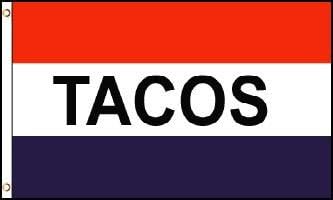 Tacos Flag 3x5ft Poly