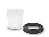 3M PPS Spray Gun Cup and Collar, 16001, Standard, 22 Ounces, Use with Paint Gun for Painting Projects like Car, Furniture, Home and More, 1 Pack