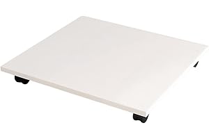 Under Desk Printer Stand with 4 Caster Wheels, Mobile Rolling Printer Cart, Heavy-Duty Printer Shelf Organizer, Space-Saving 