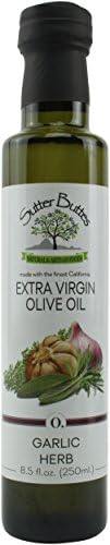 Sutter Buttes Garlic Herb California Extra Virgin Olive Oil, 250ml (8.5oz)