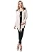 J.TOMSON Womens Draped Open Front Cardigan