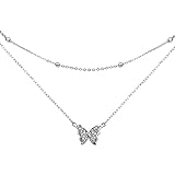 Alsanix Butterfly Pendant Necklace for Cute