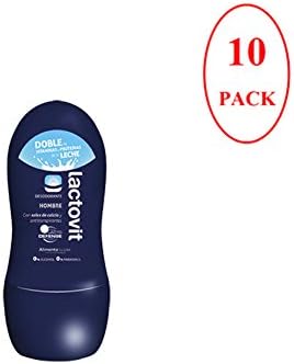 Lactovit Men Roll-on Deodorant Deo Double Vitamins of Milk 50ml Pack of 10