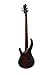 ivy IBA-500 Bass Solid-Body Electric Guitar, Trans Red