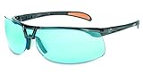 Uvex S4221XC Protégé Safety Eyewear, Metallic Black Frame, SCT-Blue Ultra-Dura Hardcoat Extended Lens