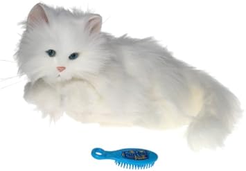 furreal white cat