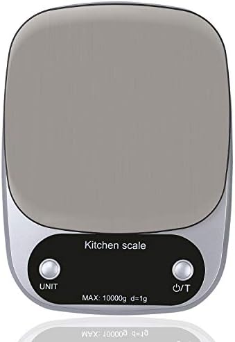 Accurate Digital Kitchen Scale 22Lb 10Kg Small Food Scale Gram Electronic Scale Kitchen Weighing Scale Baking and Cooking Scale