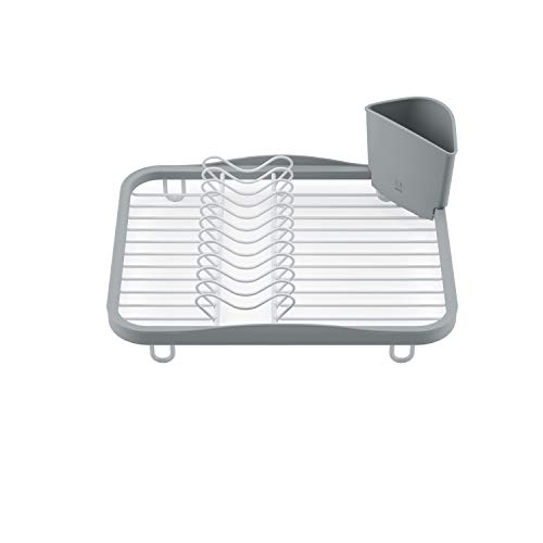 Umbra Sinkin Dish Drying Rack with Removeable Cutlery Holder for Sink