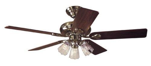 Hunter 20544 Summer Breeze Plus 3 Light 52 Inch 5 Blade Ceiling