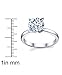 2 Carat Round Brilliant Cubic Zirconia CZ Sterling Silver 925 Wedding Engagement Ring Sizes 4 to 11