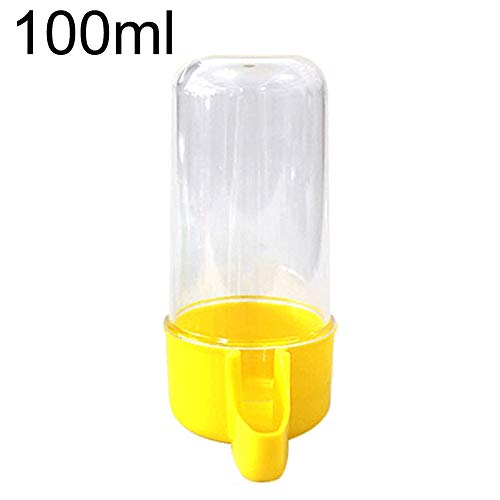 Rubyyouhe8 Bird Accessories&Automatic Drinking Cup Bird Water Feeder Dispenser Parrot Pigeon Pet Supplies Colorful Bird Parrot Toys Hanging Toy for Parakeets Cockatiels Small Pet