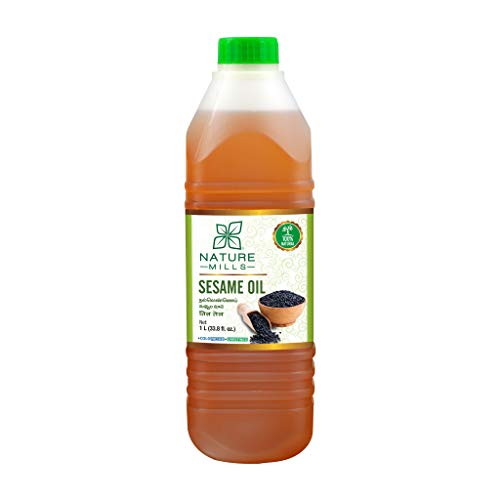 Natural Sesame Oil - 1 Liter - 33.8 Fl. Oz