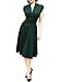 Sweetmeet Women's 1940s Vintage Rockabilly Ball Gown Flared Dress Swing Skaters