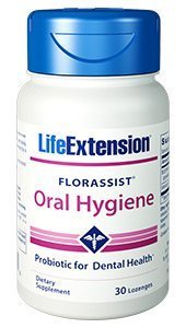 Life Extension FLORASSIST® Oral Hygiene 30 Lozenges. Pack of 1 bottle.
