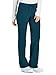 Cherokee Women's Infinity Low Rise Straight Leg Drawstring Pant, Caribbean Blue, Medium Tall