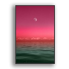 Framed Canvas Wall Art for Living Room, Bedroom Coast and Sea Canvas Prints for Modern Home Decoration Ready to Hang - 16"x24" inches