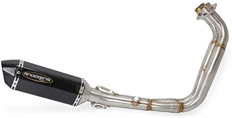 Complete Full system exhaust For Yamaha FZ-07 MT-07 2014-2018 XSR700 2016-2017 (Model J)