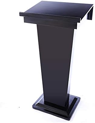 演台 司会者台 118センチメートル曲線書見台表彰台階立ちのための学校 教会ビジネススピーチ 表彰台 直送商品 講演台 Size 教卓 Black Color 118x58x45cm