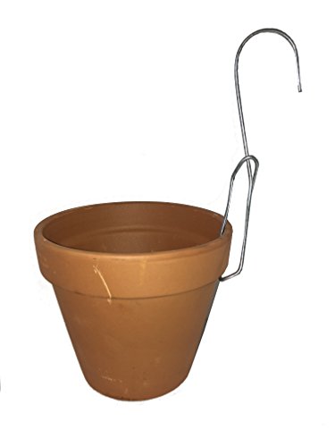 6 inch Single Clip-on Pot Hanger for Orchids and Household Plants (5 Pack)