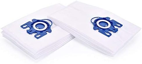 3D GN Vacuum Dustbags,GN Hoover Bags for Miele S400 S600 S800 S2000,S5000 S8000 Series with 2PCS Motor Protection Filter,Compatible with Part # 10123210