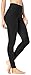 QUEENIEKE Women Yoga Leggings Workout Tights Running Pants Size M Color Midnight Black Long