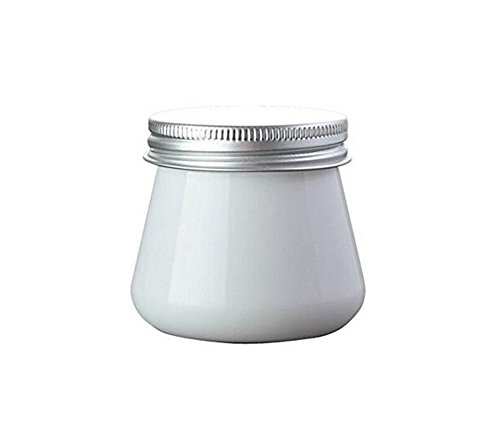 3PCS 80ml(80g) Refillable White PET Plastic Wide Mouth Jar Make-up Cosmetic Jar Bottle Empty Face Cream Lip Balm Lotion Storage Container Case Pot