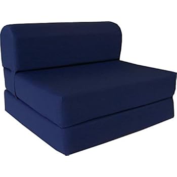 Amazon Com D D Futon Furniture Royal Blue Sleeper Chair Folding