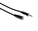 Hosa MHE-110 3.5 mm TRS to 3.5 mm TRS Headphone Extension Cable, 10 Feet Black