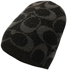 Coach Signature C Metallic Beanie at Amazon Women display picture 1