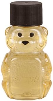 RETROPAK PB06W24RP Panel Bear w/black caps, 2-Ounce, Clear