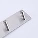 Kes Self Adhesive Hooks Rail Stainless Steel 5-Hook Rack Bath Towel Hook Sticky Bathroom Kitchen Towel Multi Hanger Brushed Finish, A7063H5-2