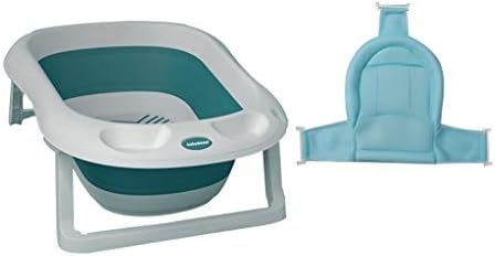 Jua 赤ちゃんのお風呂浴槽新生児 赤ちゃん用浴槽 折りたたみ式浴槽 子供のバスタブ 環境保護 滑り止め 強い耐荷重 Color 新着セール x48x22cm Green 2色