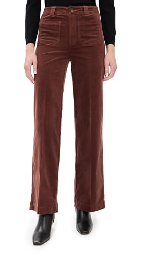 PAIGE Women's Corduroy Sasha 32" Pants with Patch Pocket, Landslide, 34