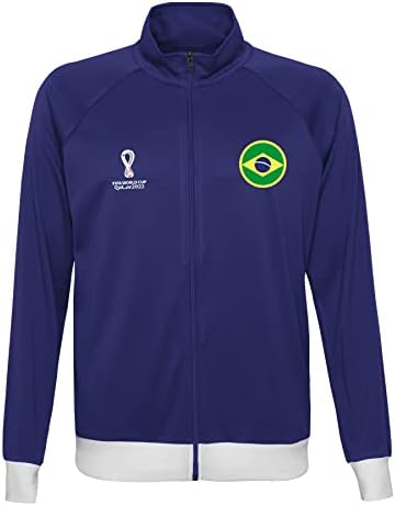 FIFA WM 2022 Spanien Trainingsjacke - Offizielle Jacke Für Jungen, 100% Polyester Winterjacke