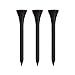IZZO Golf Wood Golf Tees, 1.75 Inch, Black (Pack of 200)