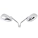 uxcell 10mm Motorcycle Rearview Mirrors for Cruiser Chopper Adventure Touring