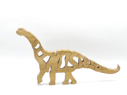 wooden dinosaur jigsaw