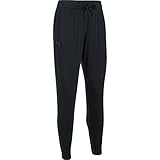 Under Armour Women's Athlete Recovery Pants Sleepwear, Black/Carbon Heather, Small
