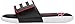 adidas Men's Adissage Comfort Slides Sandal, White/Black/Vivid Red, 9