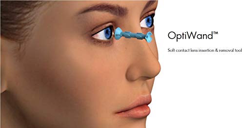 OptiWand 3 Pack Soft contact lens insertion and removal tool. Helps to pinch soft contact lens for removal.