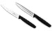 Culina® Paring Knife Set of 2. German Steel Blade. – Black Color Handle