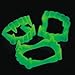 Glow-in-the-Dark Plastic Vampire Fangs - 2.5