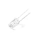 Bluecell 50 PCS White LED Electronics 5mm Ultra Bright
