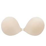 Komene Women's Ultralite Backless Strapless Bra 2017 New Skin A