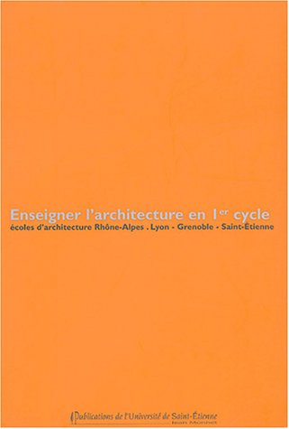 Enseigner l'architecture en 1er cycle
