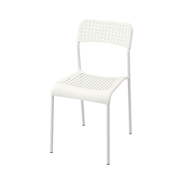 Ikea Adde Plastic Chair (White) - Tellmeprice.com