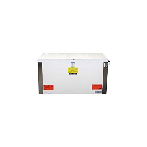 VLT850 45 Chest Freezer with 8.8 cu. ft. Capacity Manual Defrost Digital Thermostat Alarm Temperature Display and 100% CFC Free in White