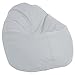 ECR4Kids Dew Drop Bean Bag Chair, Light Grey