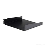 StarTech.com 2U Server Rack Mount Shelf - 15.7in Deep Steel Universal Cantilever Tray for 19" Network & AV Equipment Rack/Cabinet - 44lbs (CABSHELF)